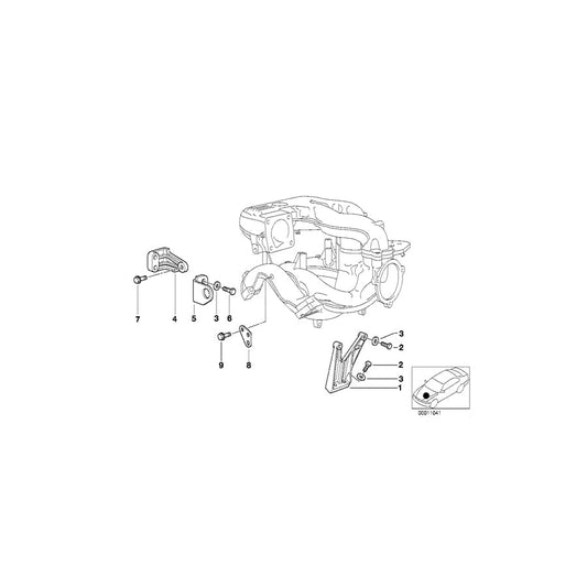 Genuine BMW 11611743662 E46 Support (Inc. 316Ci, 316i 1.6 & 318i) | ML Performance UK Car Parts