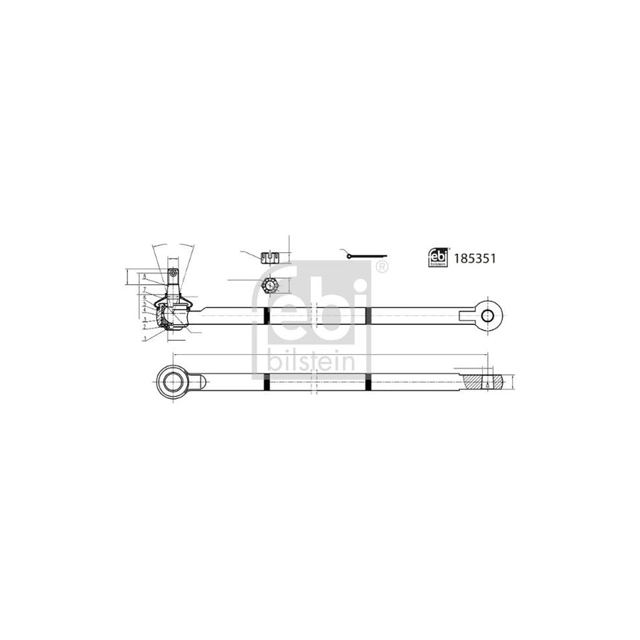 Febi Bilstein 185351 Centre Rod Assembly