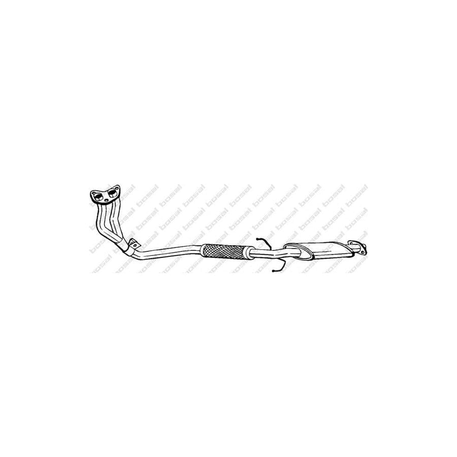 Bosal 280-617 Front Silencer for Toyota Corolla