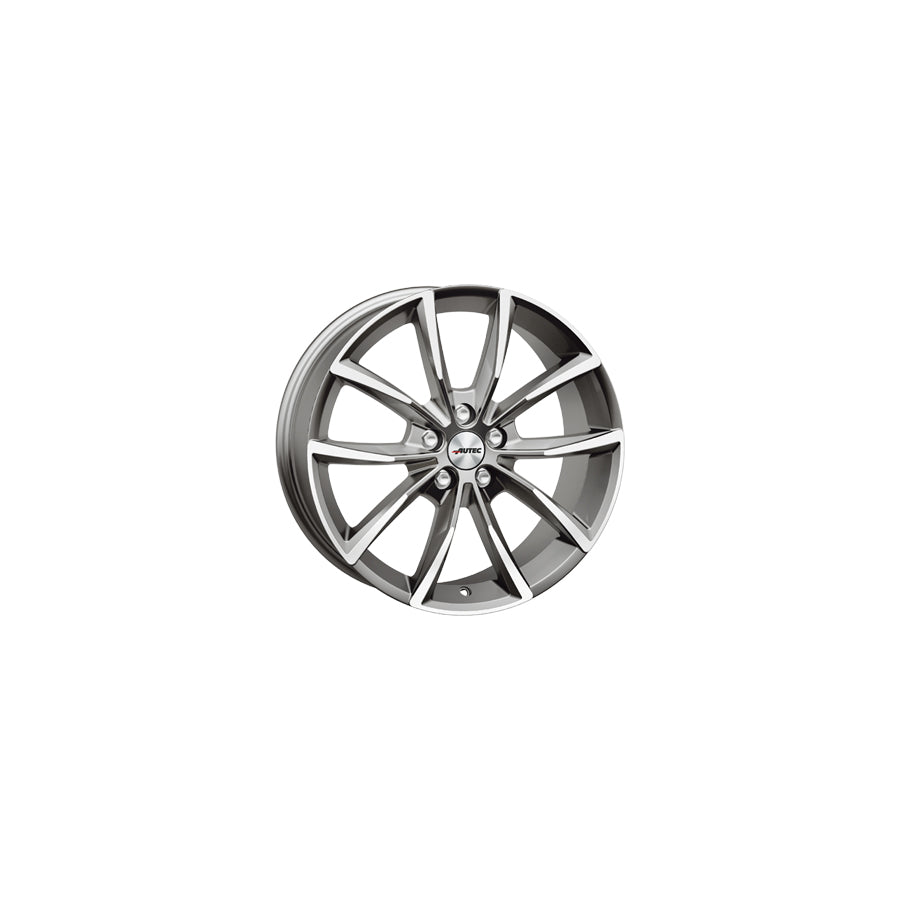 Autec Astana 9x21 ET35 AS9021355074638 Titanium Silver Polished Wheel