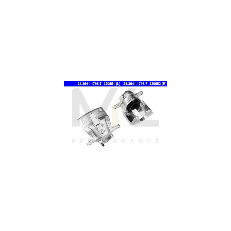 ATE 24.3541-1795.7 Brake Caliper without holder
