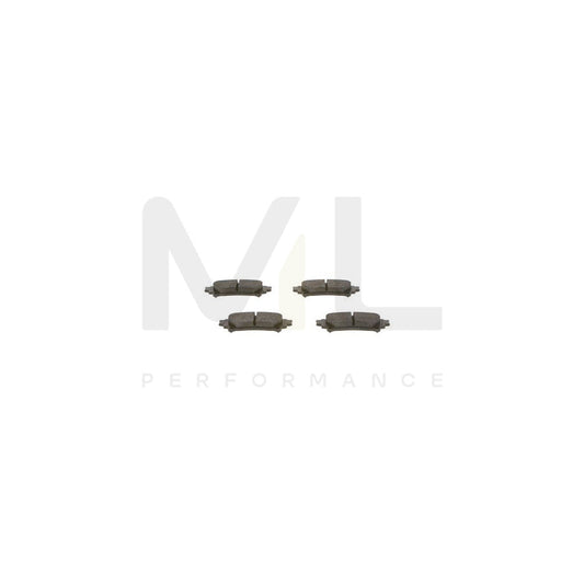 Bosch 0986495174 Brake Pad Set With Mounting Manual BP1573 | ML Performance Car Parts