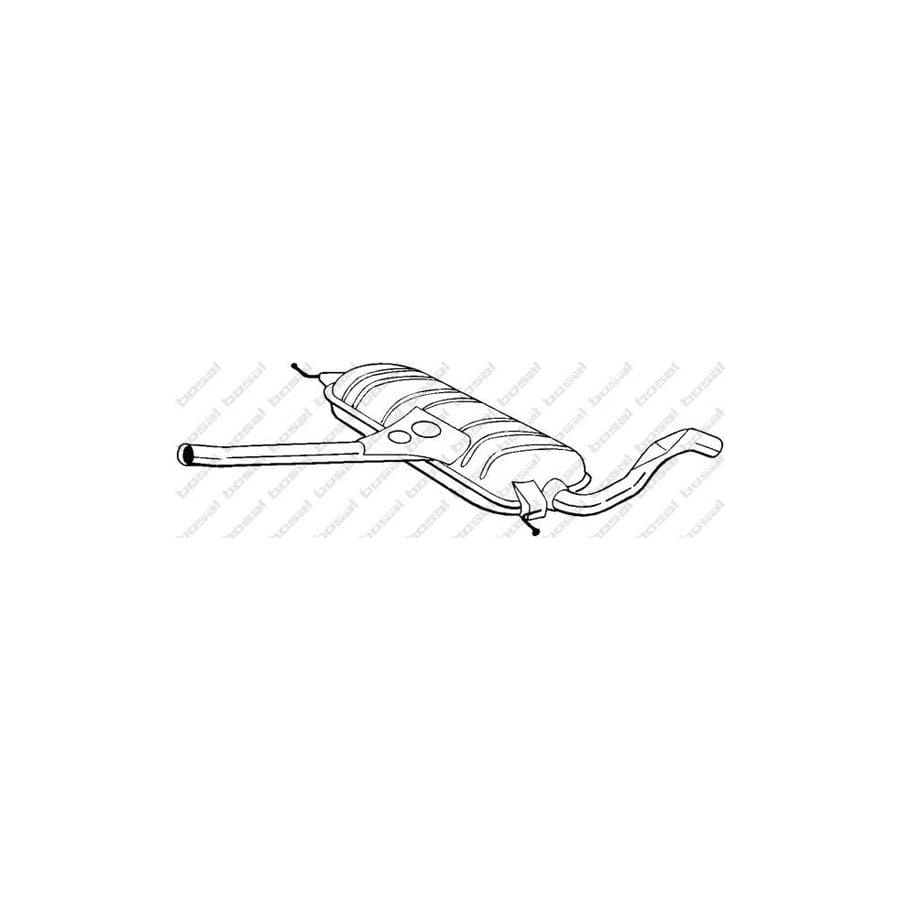 Bosal 281-171 Middle Silencer for Audi A6