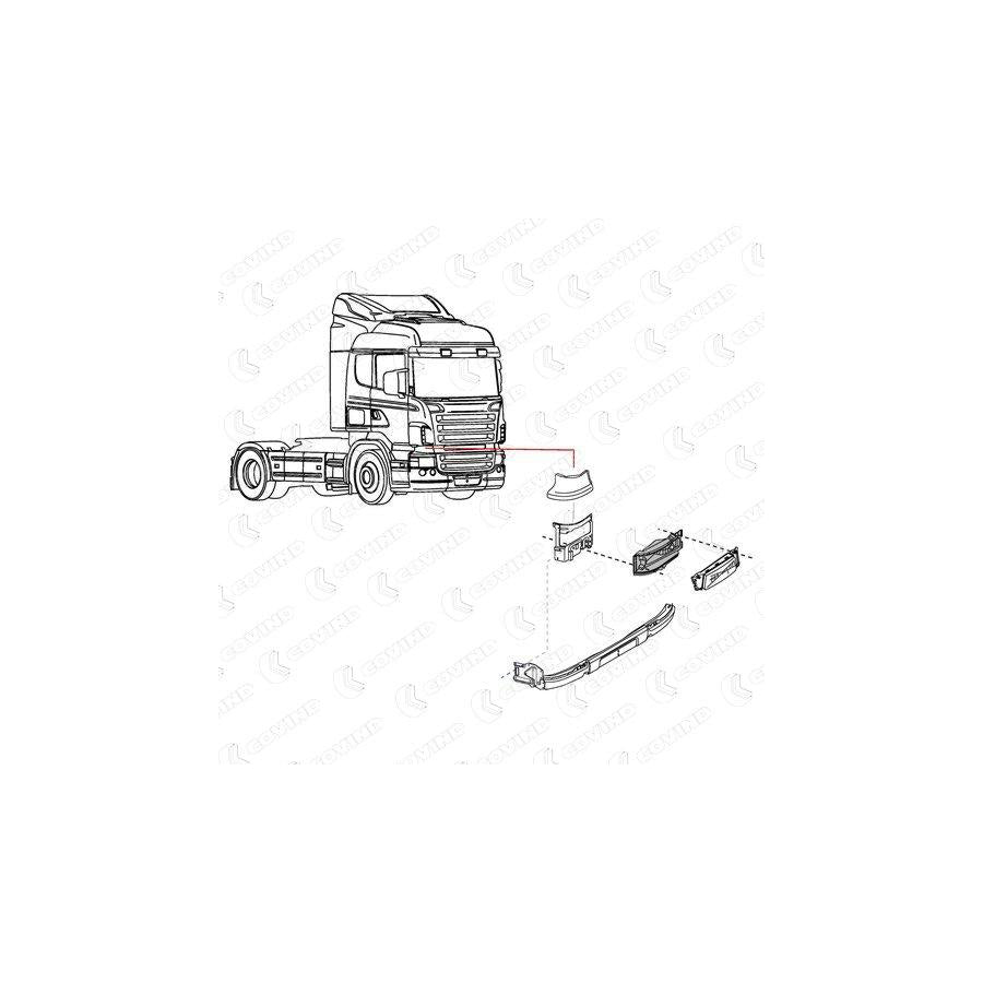 Covind Scr/154 Housing, Headlight