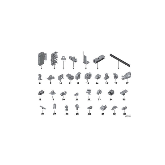 Genuine BMW 16121184919 E65 F30 F32 Pipe Clip (Inc. 118d, 316i & 420d) | ML Performance US Car Parts