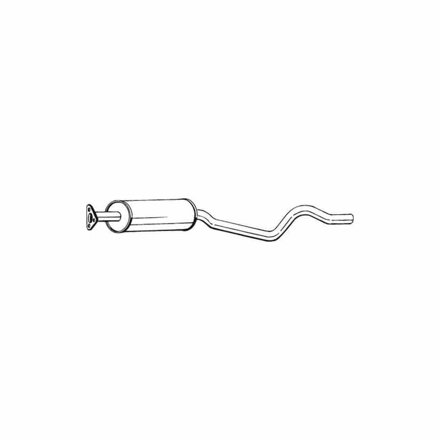 Bosal 281-129 Middle Silencer for Opel Kadett