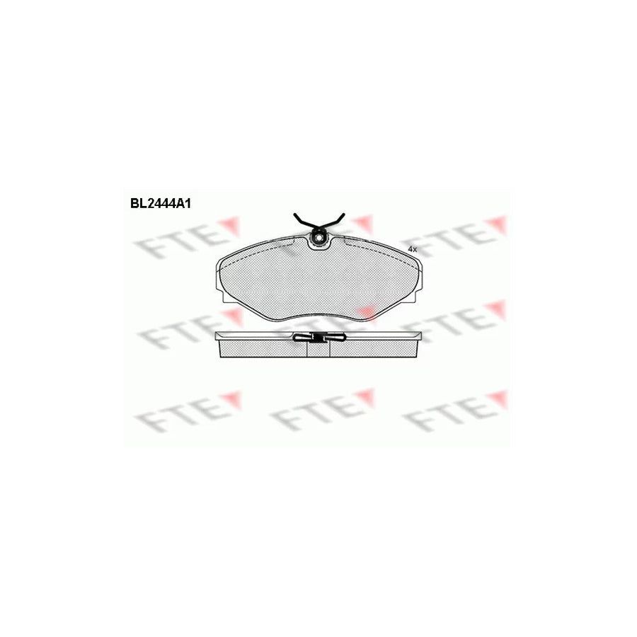 FTE Bl2444A1 Brake Pad Set
