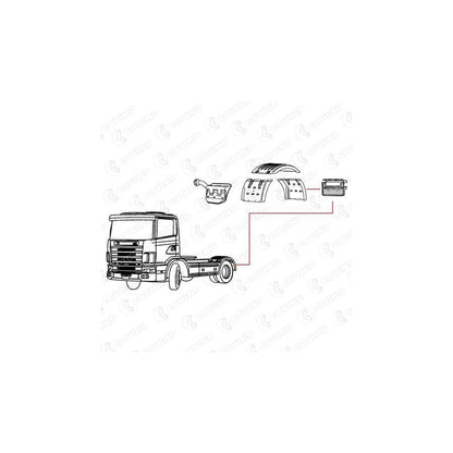 Covind Scr/523 Holder, Combination Rearlight