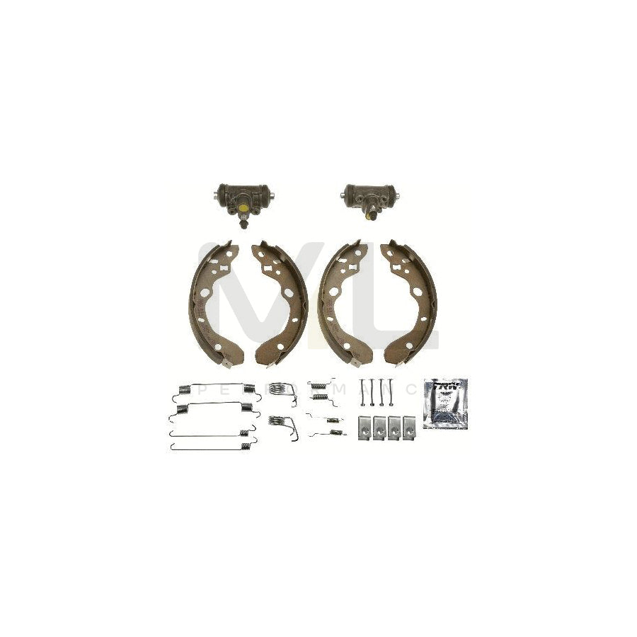 TRW Brake Kit BK1983 Brake Shoe Set for MAZDA 323 with wheel brake cylinder | ML Performance Car Parts
