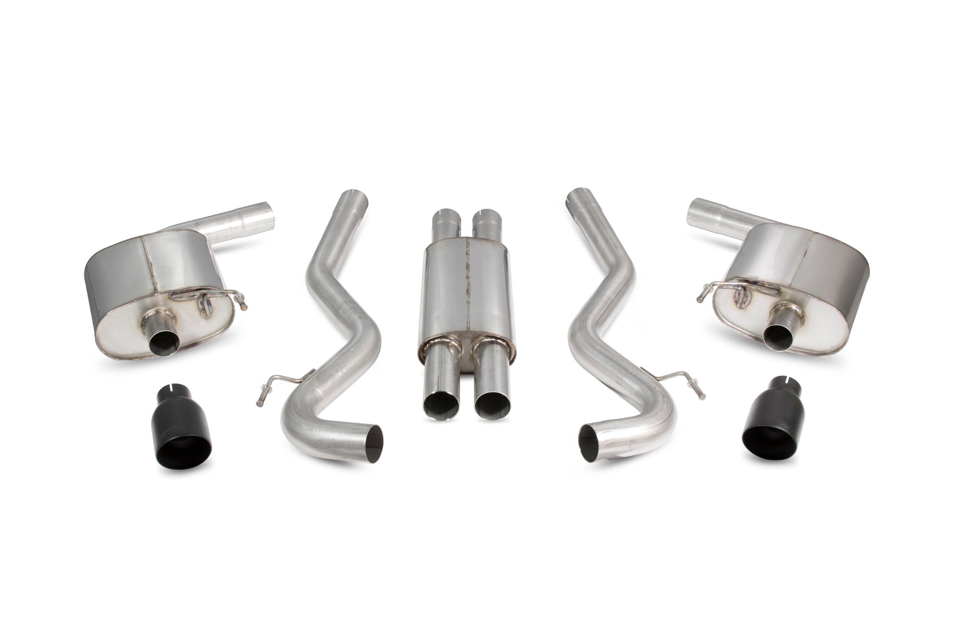 Scorpion SFD086C Ford Mustang 5.0 V8 GT Resonated Cat-Back System | ML Performance US US