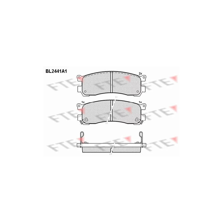 FTE Bl2441A1 Brake Pad Set