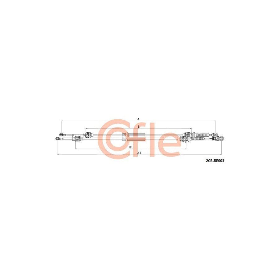 Cofle 92.2Cb.Re003 Cable, Manual Transmission