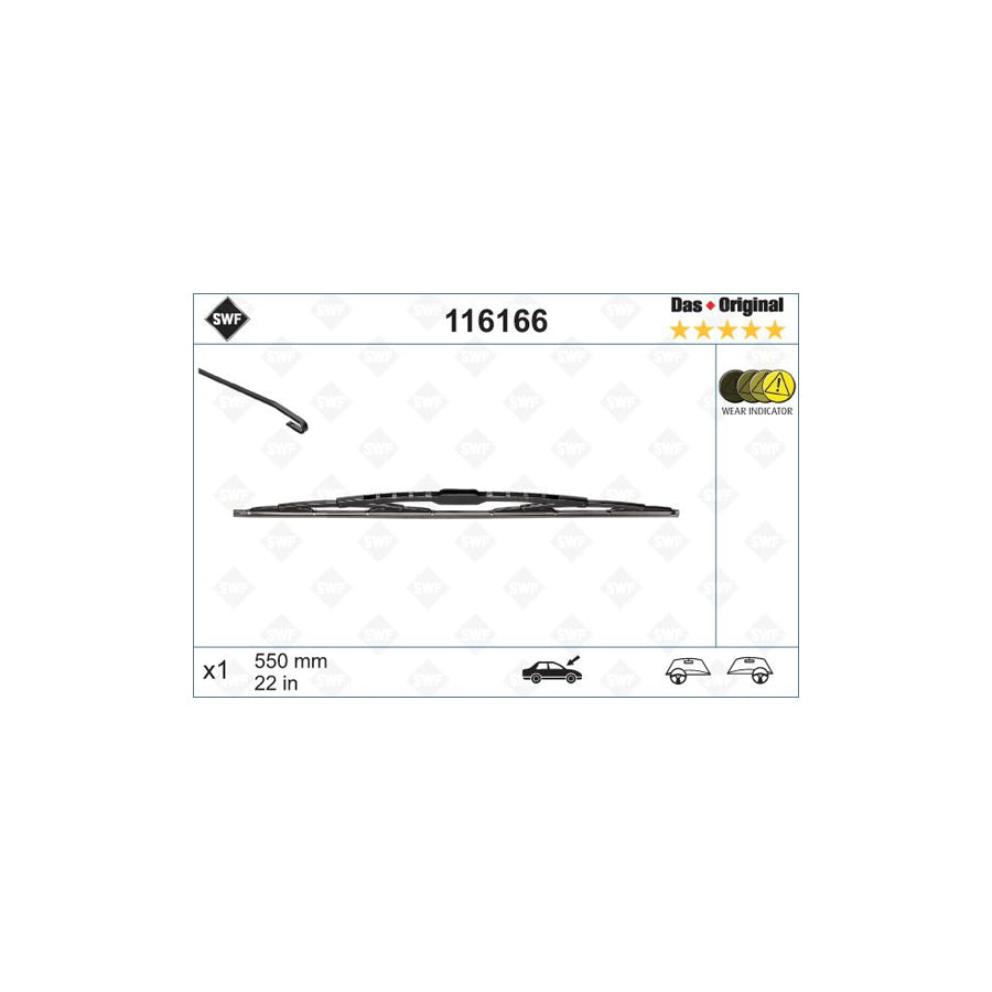 Swf Original 116166 Wiper Blade | ML Performance US Car Parts