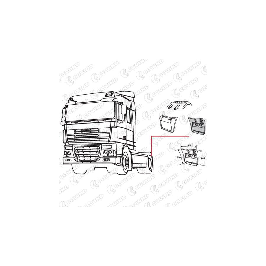 Covind Xf5/539 Wing Fender