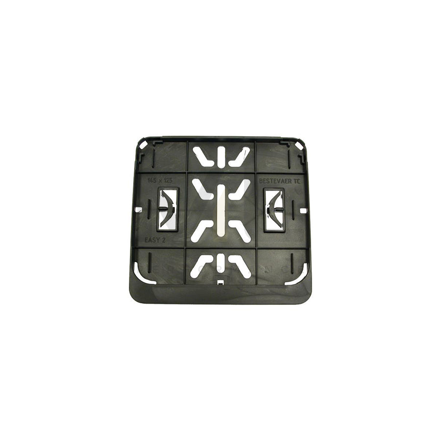 CARPOINT 1364002 Number plate holder Black, frameless, short