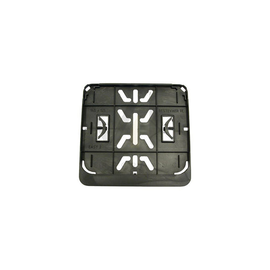 CARPOINT 1364002 Number plate holder Black, frameless, short