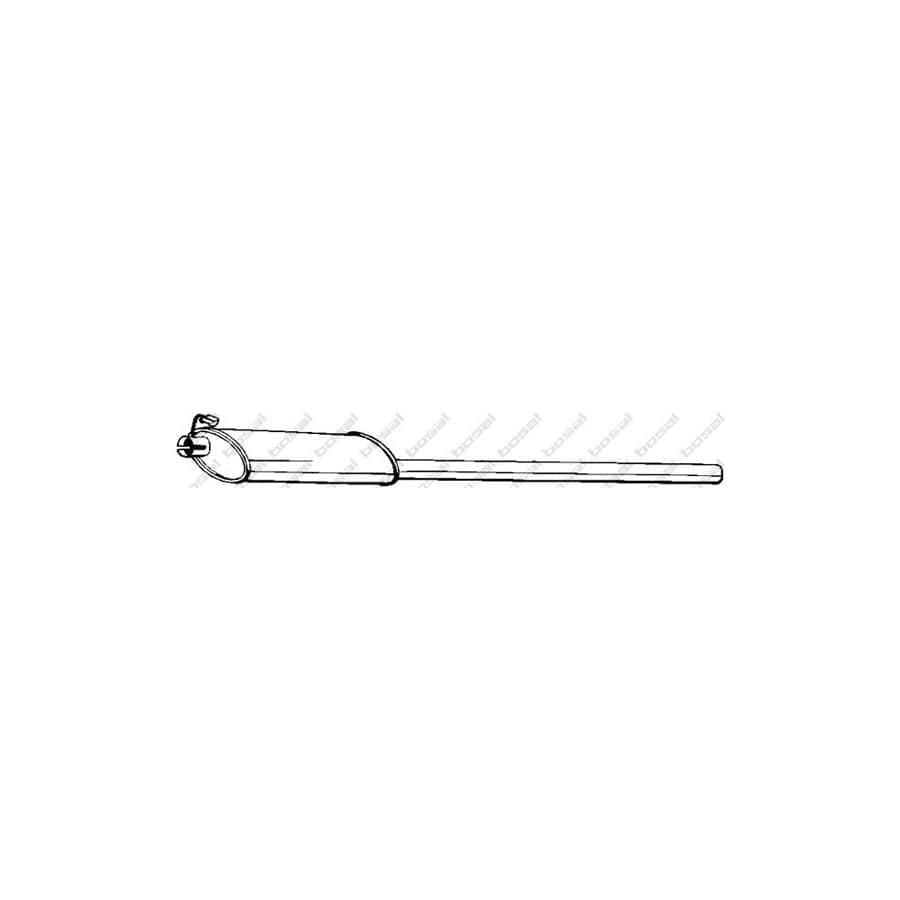 Bosal 281-229 Middle Silencer for Ford Transit