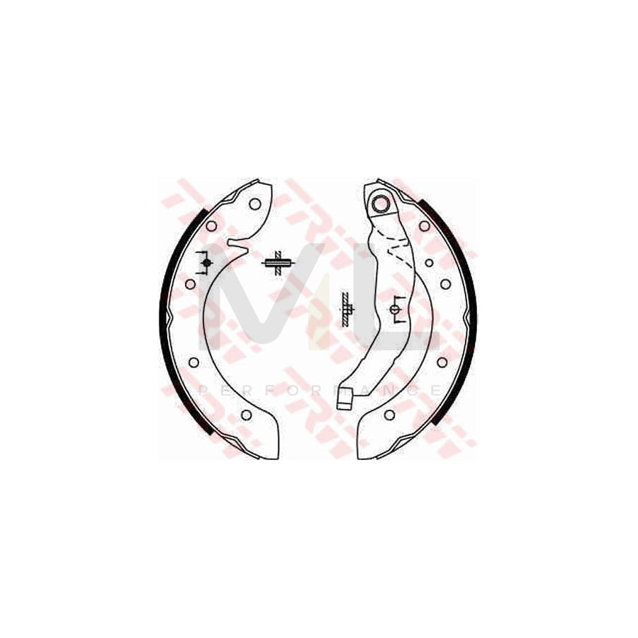 TRW GS8567 Brake Shoe Set | ML Performance Car Parts