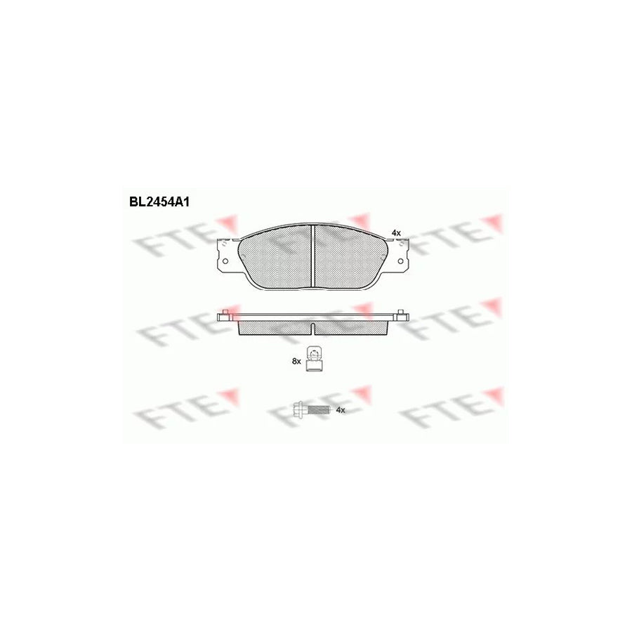 FTE 9011036 Brake Pad Set