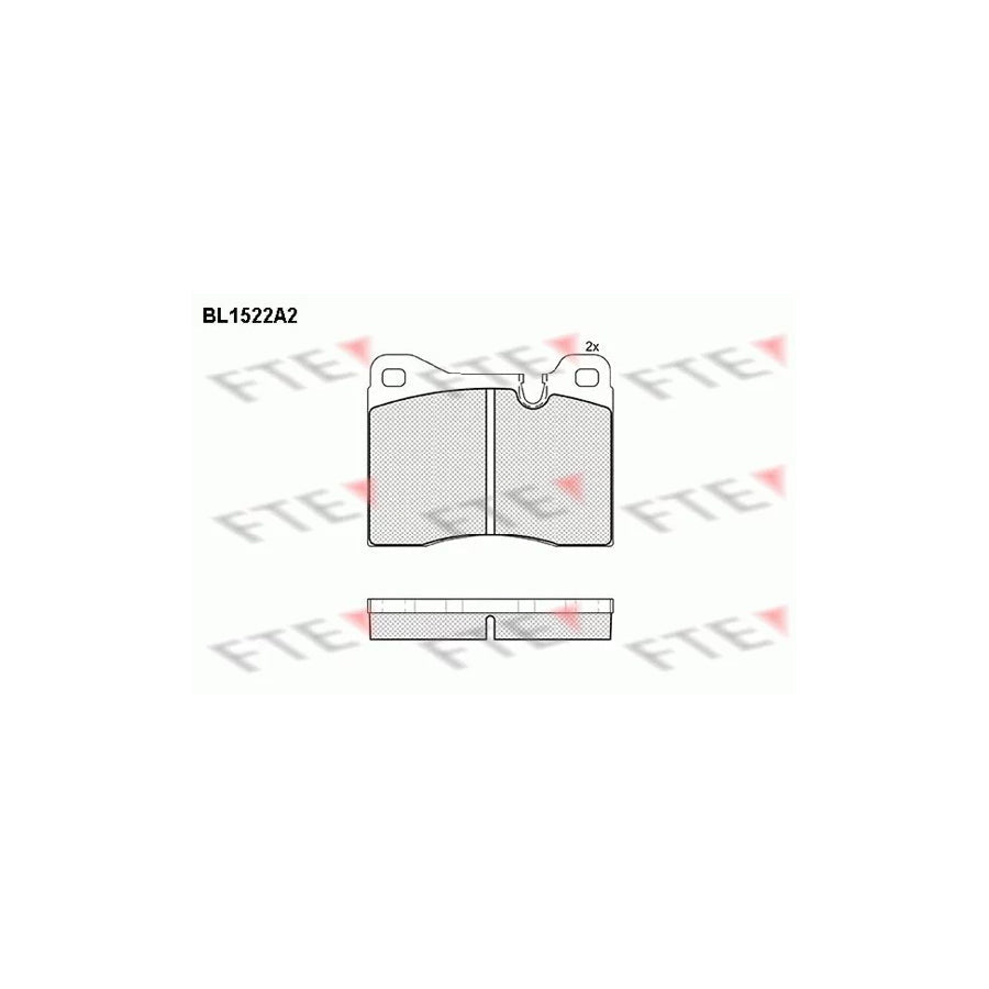 FTE Bl1522A2 Brake Pad Set