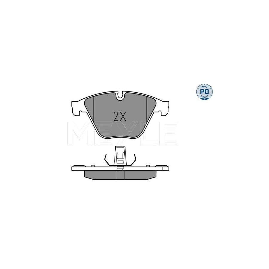 Meyle 025 246 8820/Pd Brake Pad Set