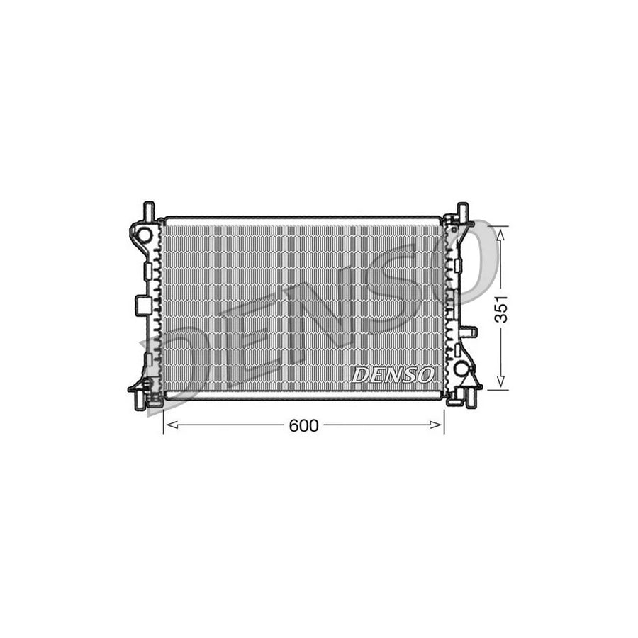 DENSO DRM10052 Engine Radiator for Ford Focus