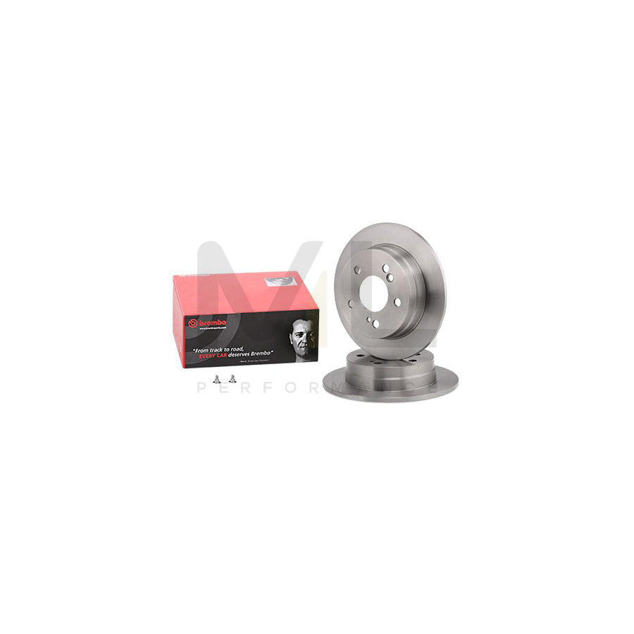 BREMBO 08.4738.14 Brake Disc Solid, with bolts/screws | ML Performance Car Parts