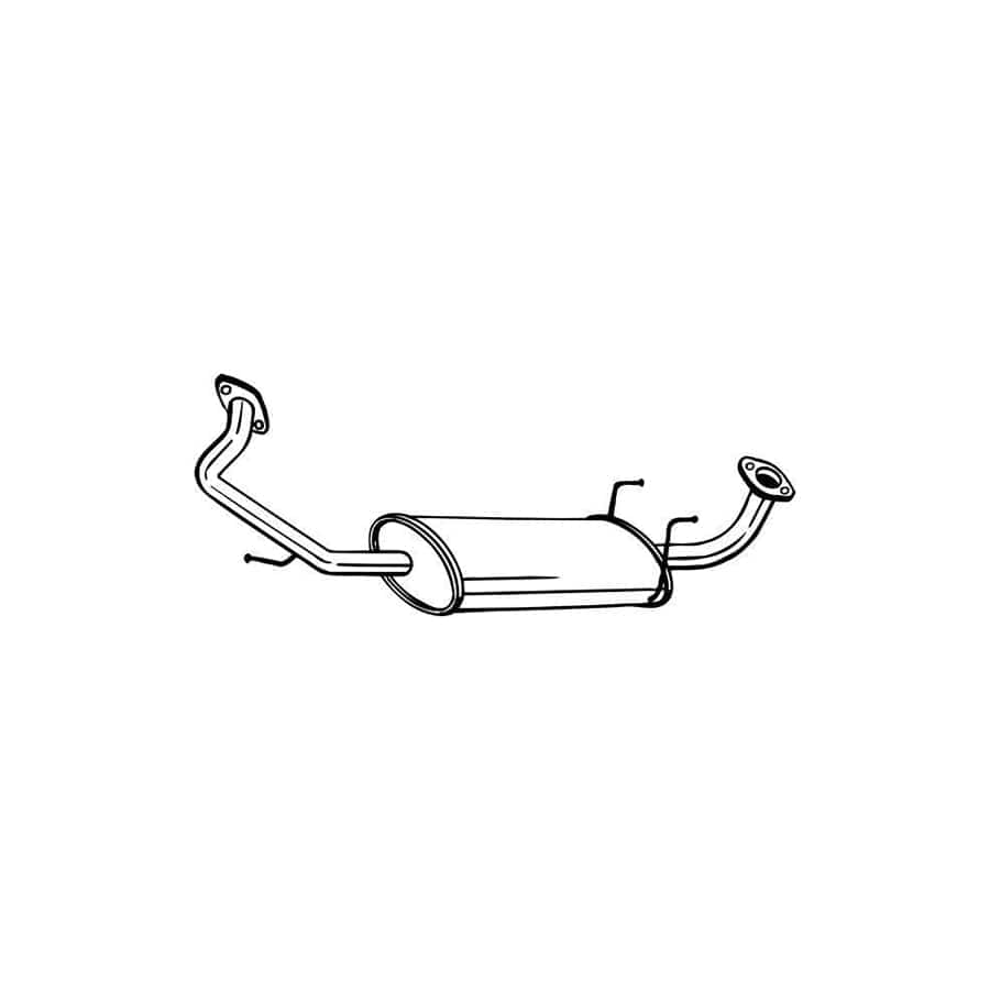 Bosal 281-357 Middle Silencer for KIA Sorento I (Jc)
