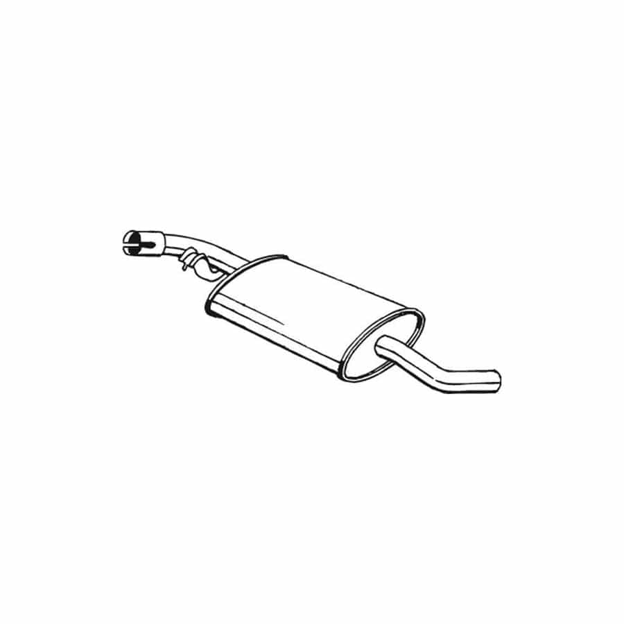 Bosal 281-601 Middle Silencer for VW Transporter