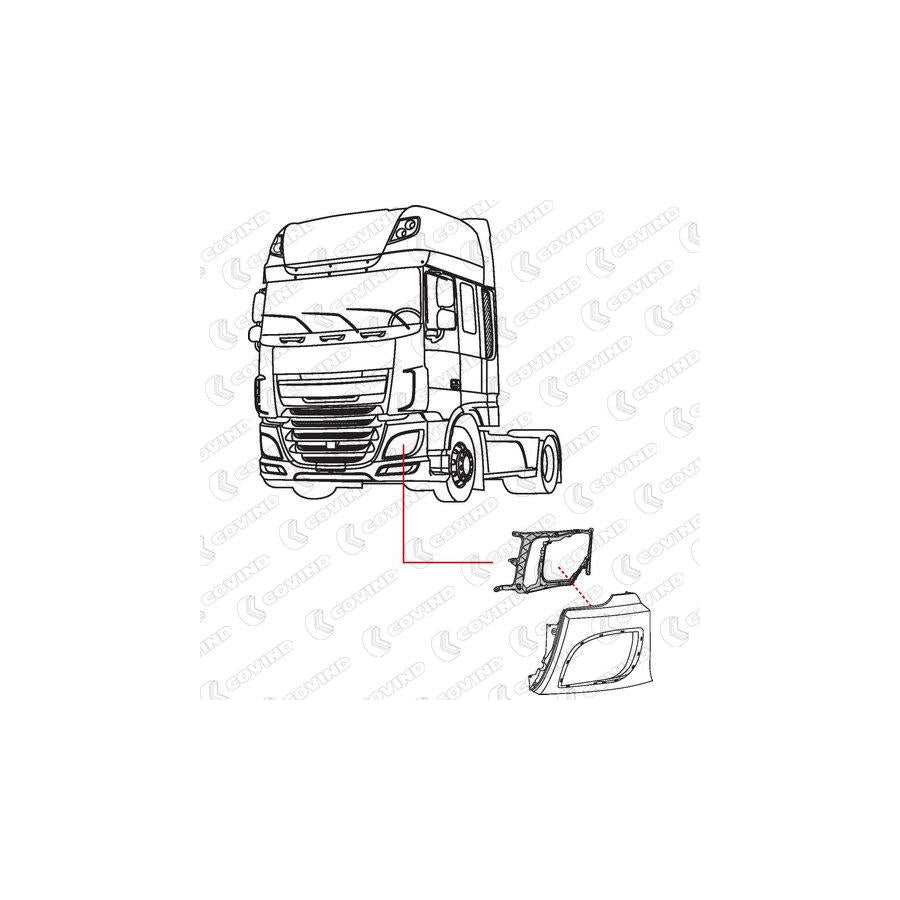 Covind Xf6/101 Base, Headlight
