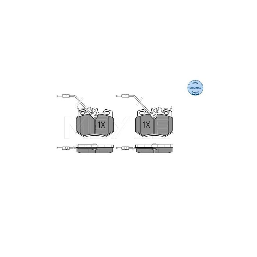 Meyle 025 210 8017/W Brake Pad Set
