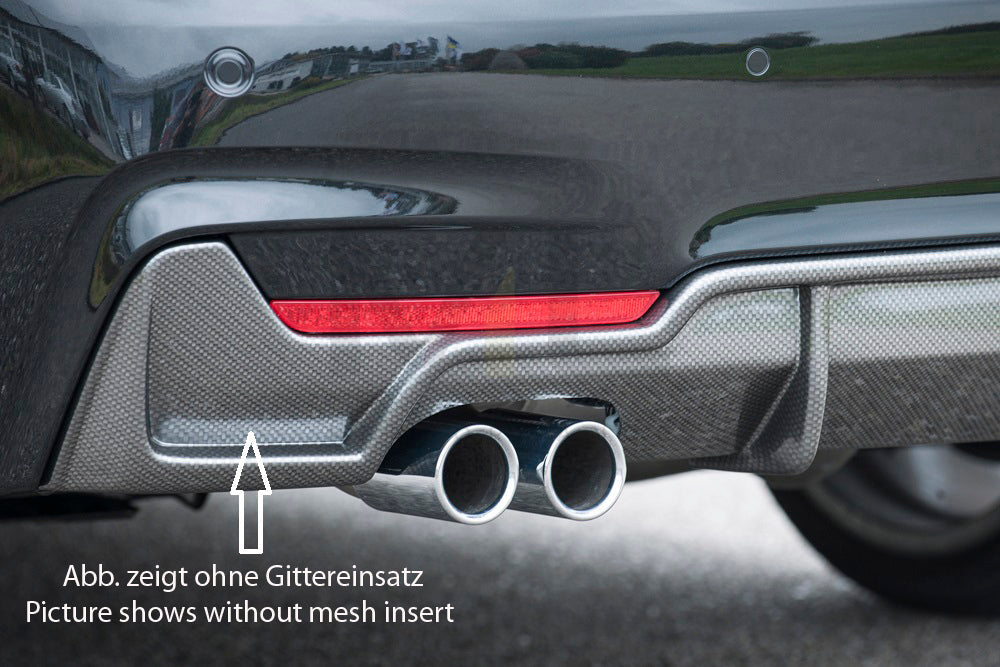 Rieger 00088058 BMW 4 Series F32 F33 F36 Rear Diffuser 5 | ML Performance UK Car Parts