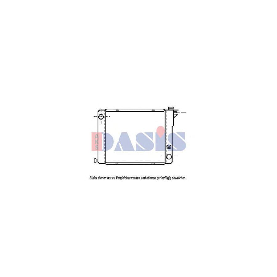 AKS Dasis 160170N Engine Radiator for Peugeot 505