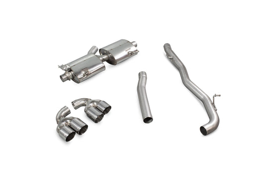 Scorpion SAUS045D Audi S1 2.0 TFSi Quattro Non-Res Cat-Back System With Electronic Valves | ML Performance US US