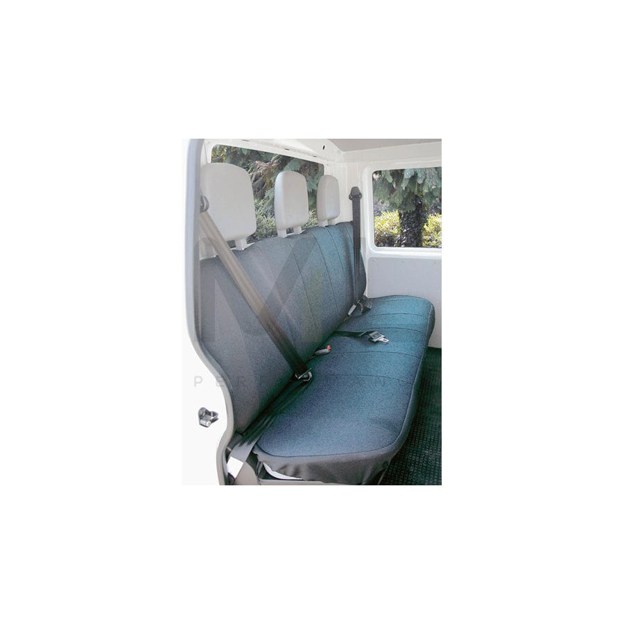 WALSER 10473 Car seat cover for VW TRANSPORTER Grey, Polyester, Rear