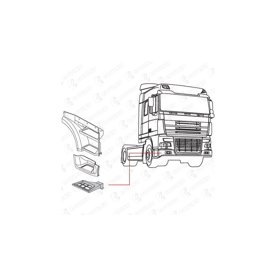 Covind Xf5/236 Foot Board