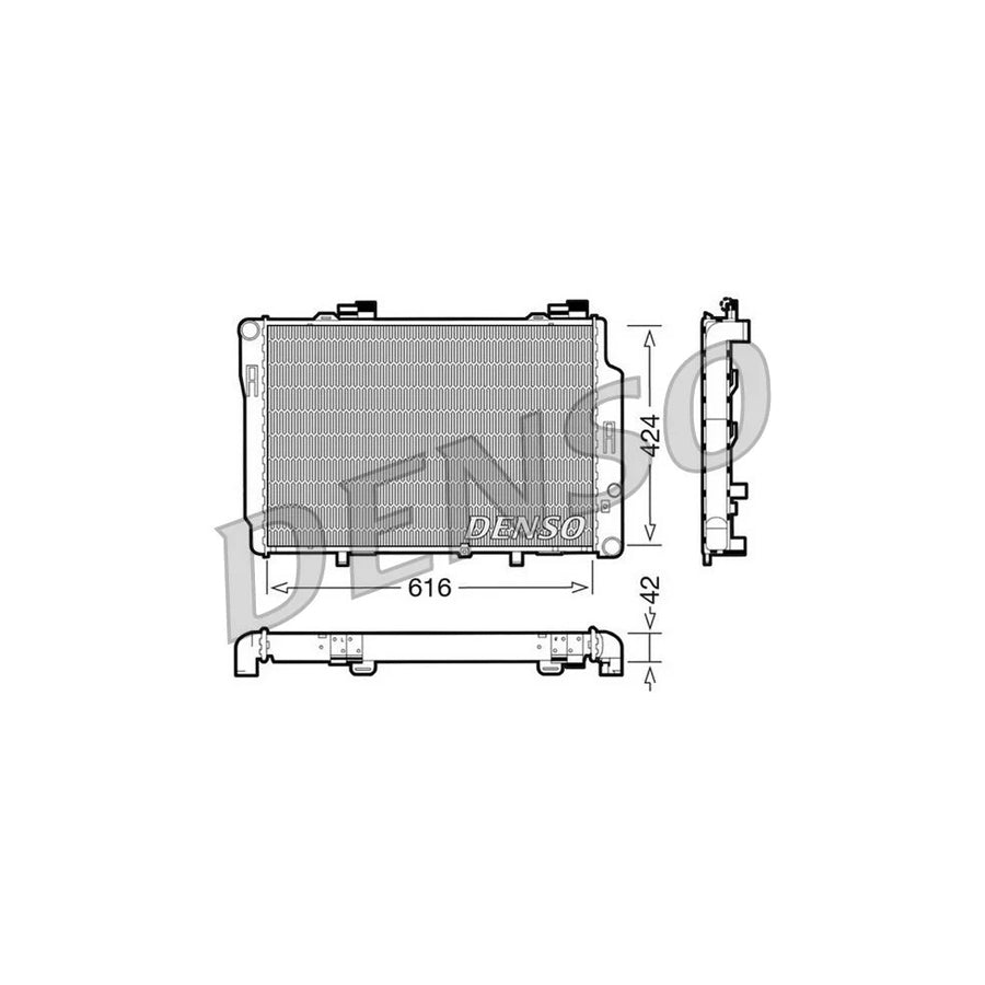 DENSO DRM17072 Engine Radiator