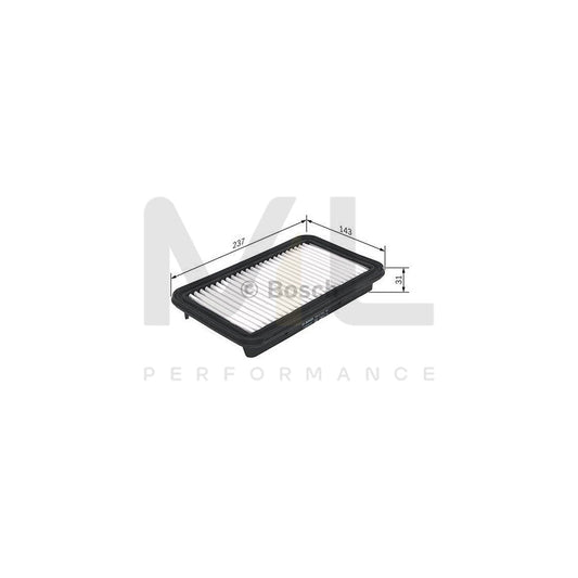BOSCH Air Filter F026400191 [ S 0191 ] | ML Car Parts UK | ML Performance