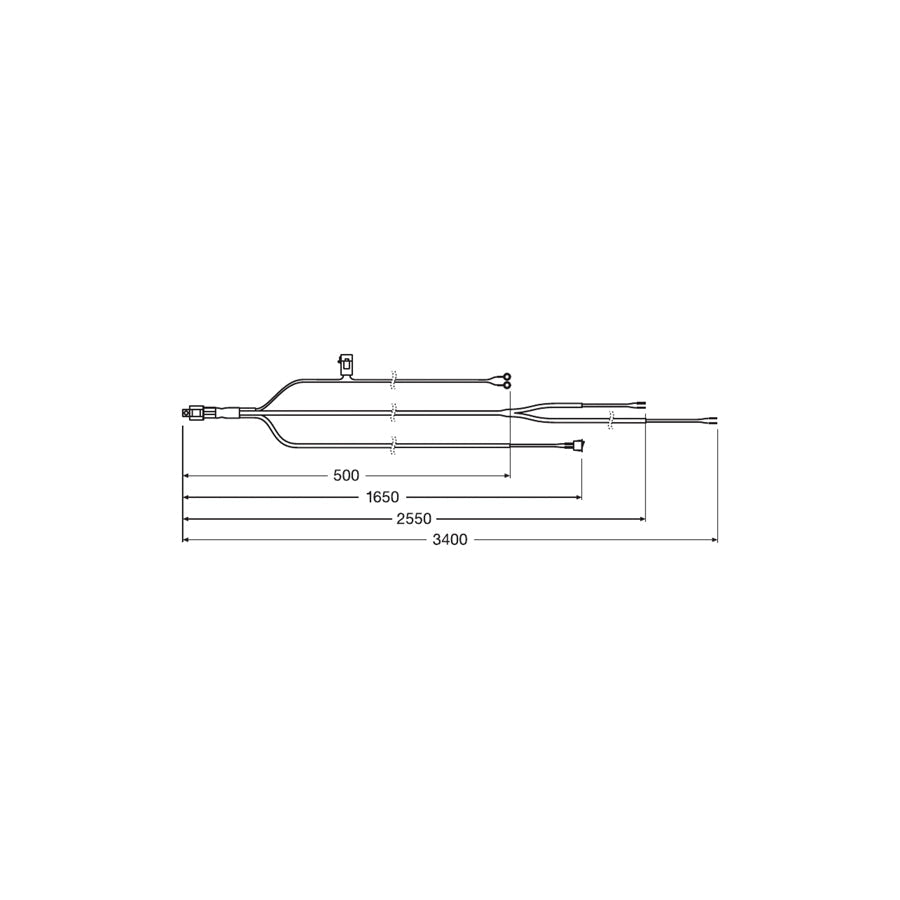 OSRAM  Leddl Acc 102 Harness Spot Light