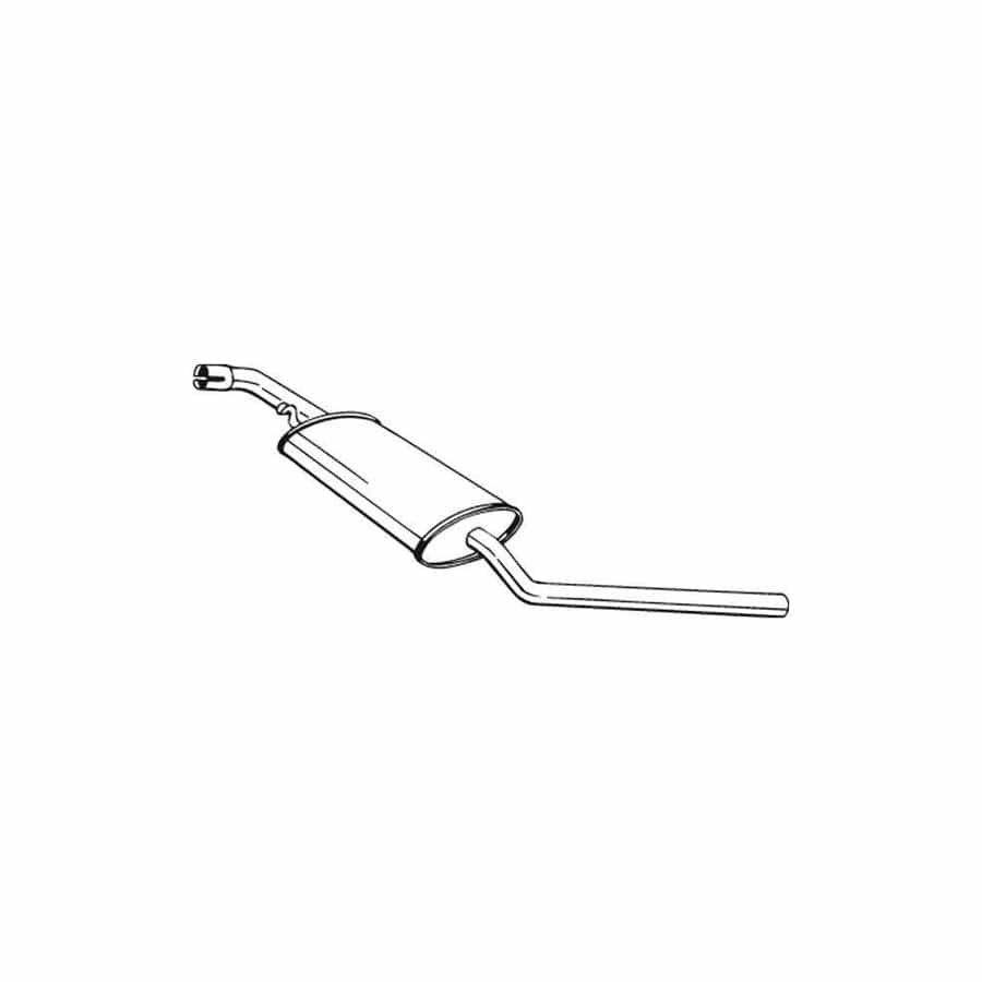Bosal 281-737 Middle Silencer for VW Transporter