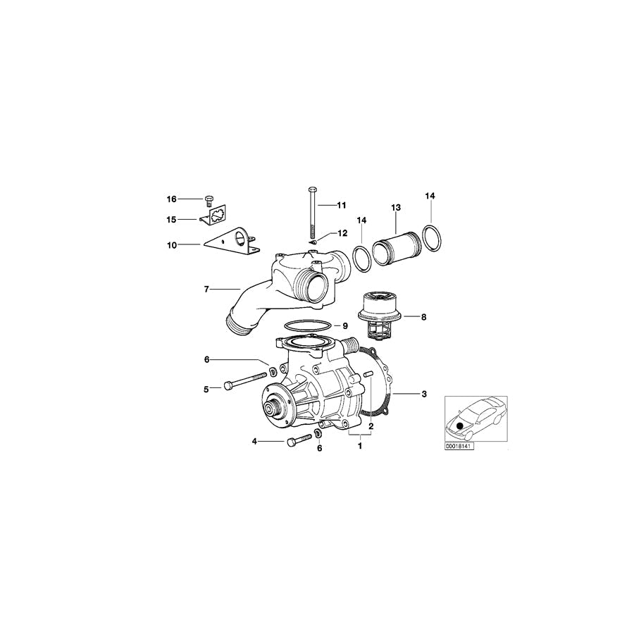 Genuine BMW 11111405400 E36 Classic Holder (Inc. Z3 M & M3) | ML Performance US Car Parts