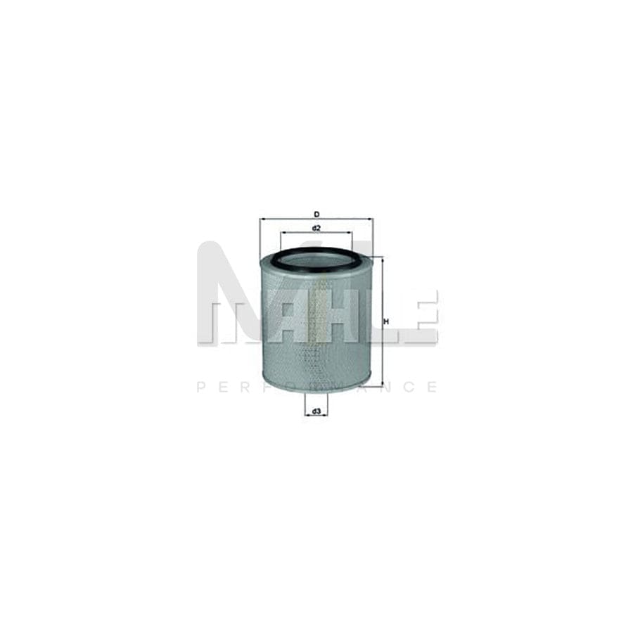 MAHLE ORIGINAL LX 48 Air Filter Filter Insert | ML Performance Car Parts