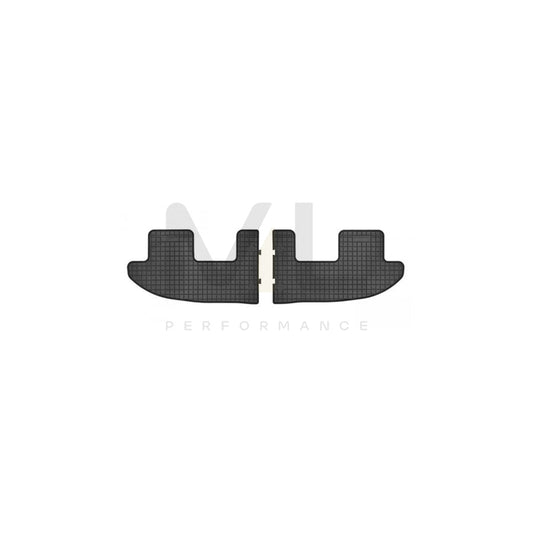 FROGUM 401921 Floor mat set for SSANGYONG Rexton (Y400) Elastomer, Rear, Quantity: 2, Black