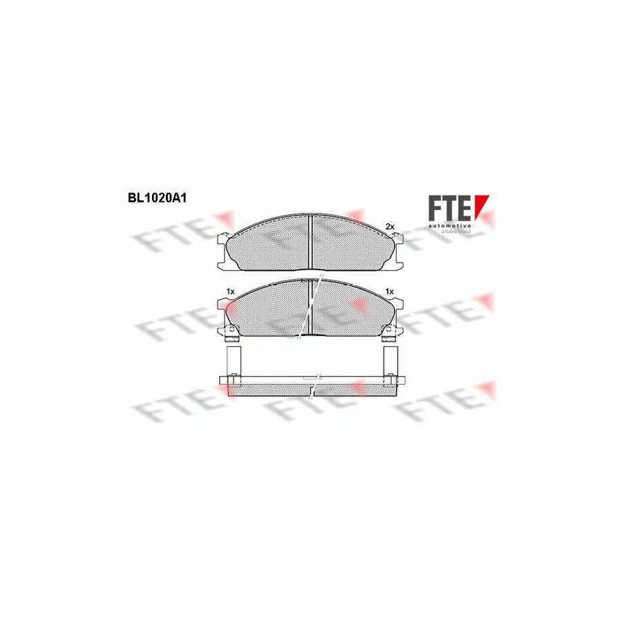 FTE 9010008 Brake Pad Set