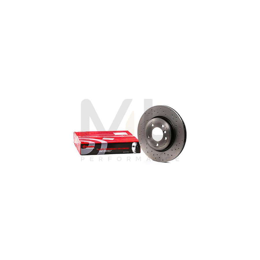 BREMBO XTRA LINE 09.8952.1X Brake Disc Perforated / Vented, Coated, High-carbon, with bolts/screws | ML Performance Car Parts