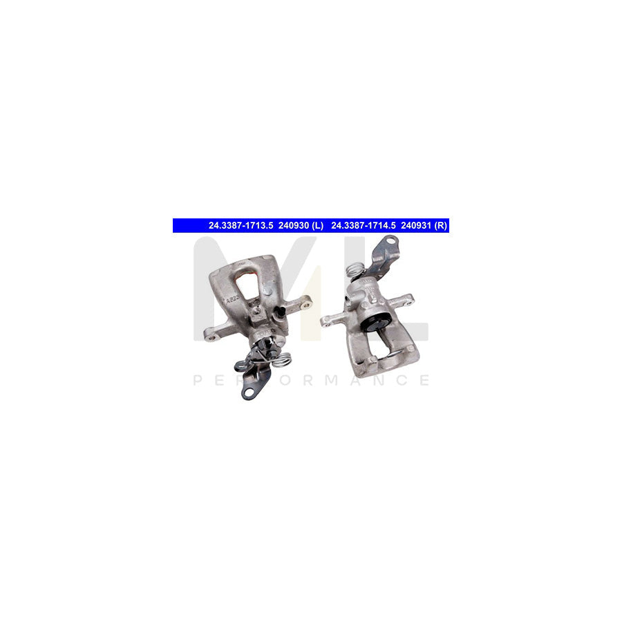 ATE 24.3387-1714.5 Brake Caliper without holder