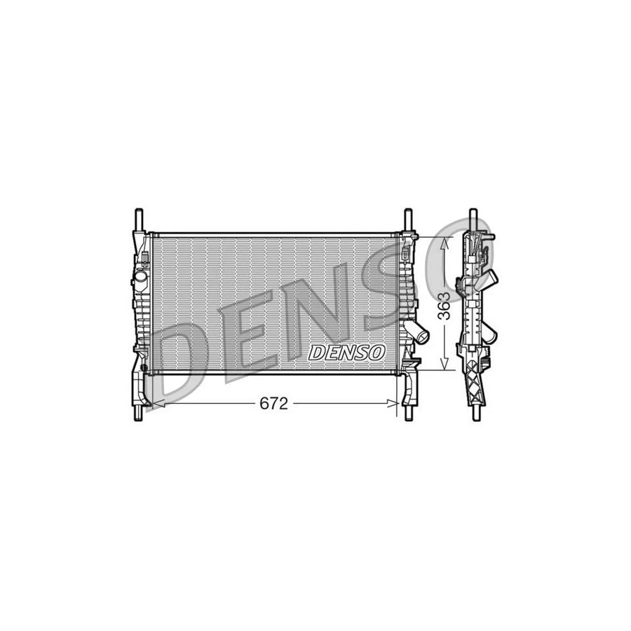 DENSO DRM10105 Engine Radiator for Ford Transit