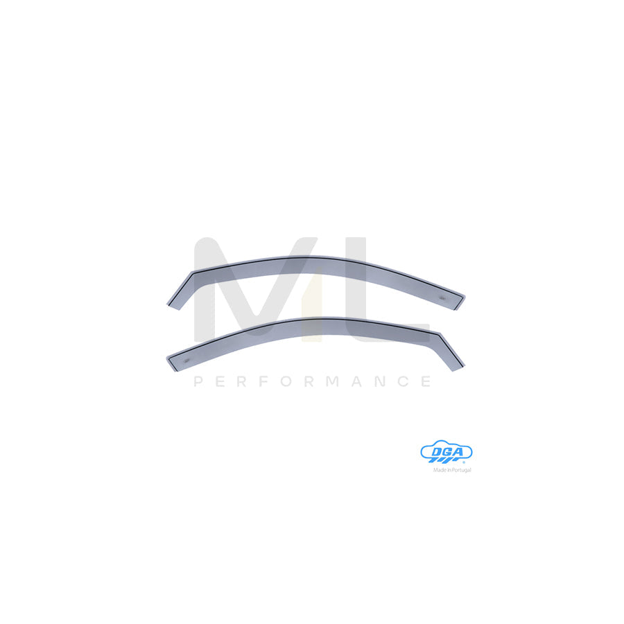 DGA 02010 Wind deflectors for AUDI A3 Arrow direction, Front, inner