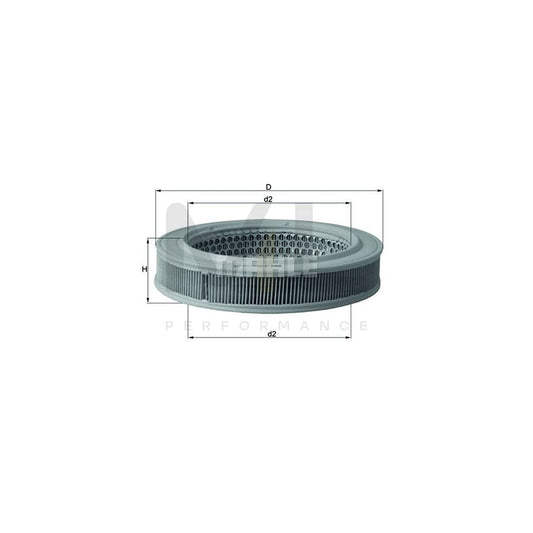 MAHLE ORIGINAL LX 552 Air Filter Filter Insert | ML Performance Car Parts
