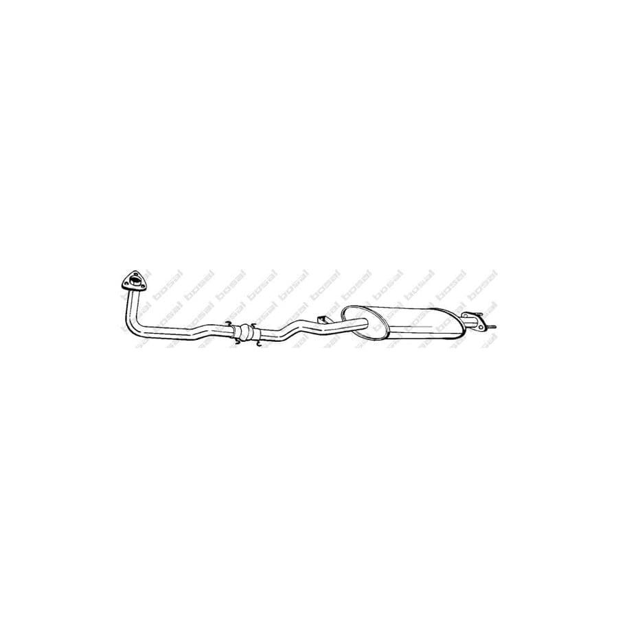 Bosal 282-279 Front Silencer for Nissan Sunny